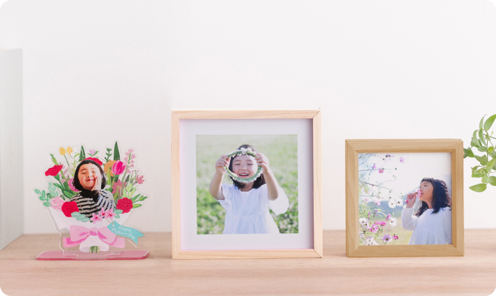フォトフレーム・アクリルスタンドのギフトセット